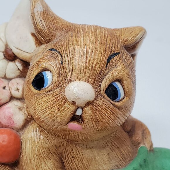 Vintage Pendelfin Barrow Boy Bunny Rabbit Hand Painted Stonecraft Made In Englan - Picture 4 of 8